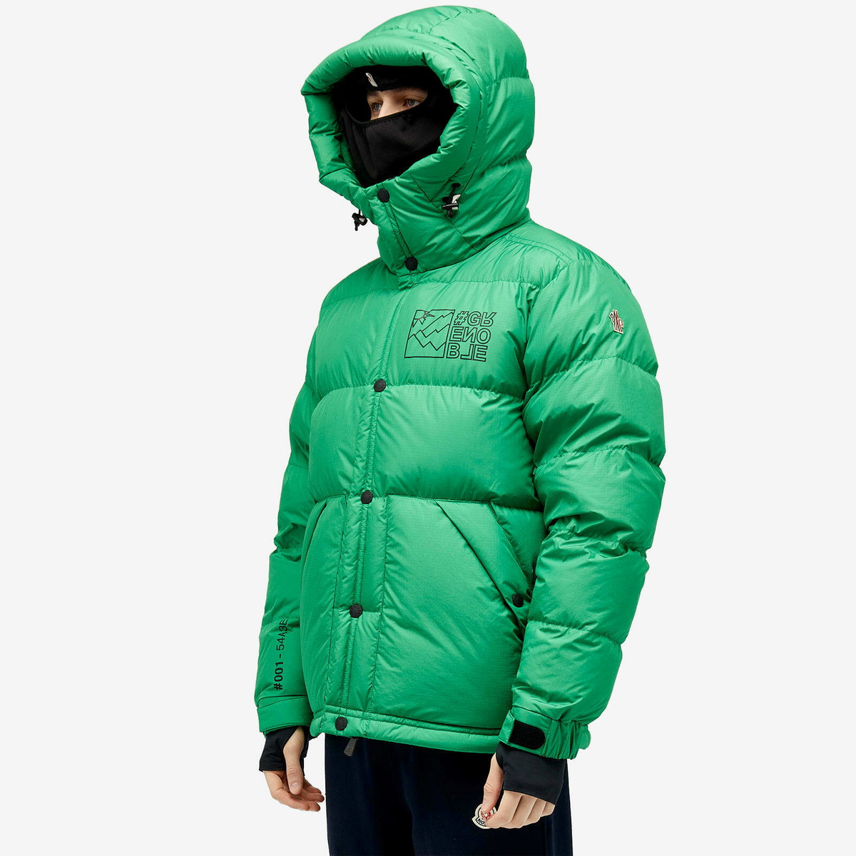 Moncler Grenoble Men's Cristaux Ripstop Jacket in Medium Green