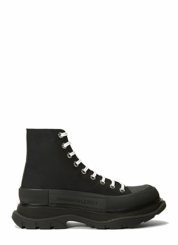 Photo: Alexander McQueen - Tread Lace-Up Boots in Black