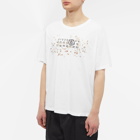 MM6 Maison Margiela Men's Destroyed Logo T-Shirt in White