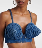 Jean Paul Gaultier Denim bra top