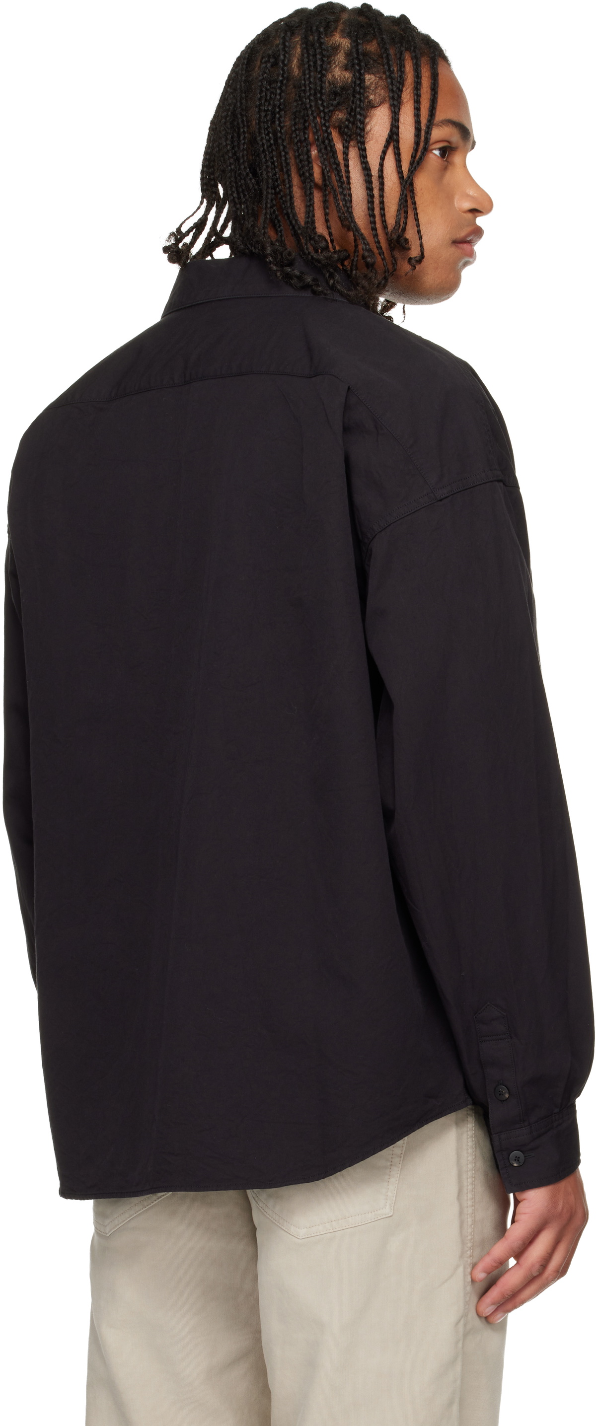 visvim Black Palmer Shirt