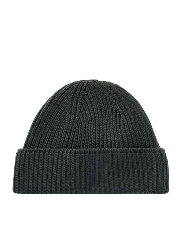 Photo: S.N.S. Herning - Fender Ribbed Virgin Wool Beanie - Green