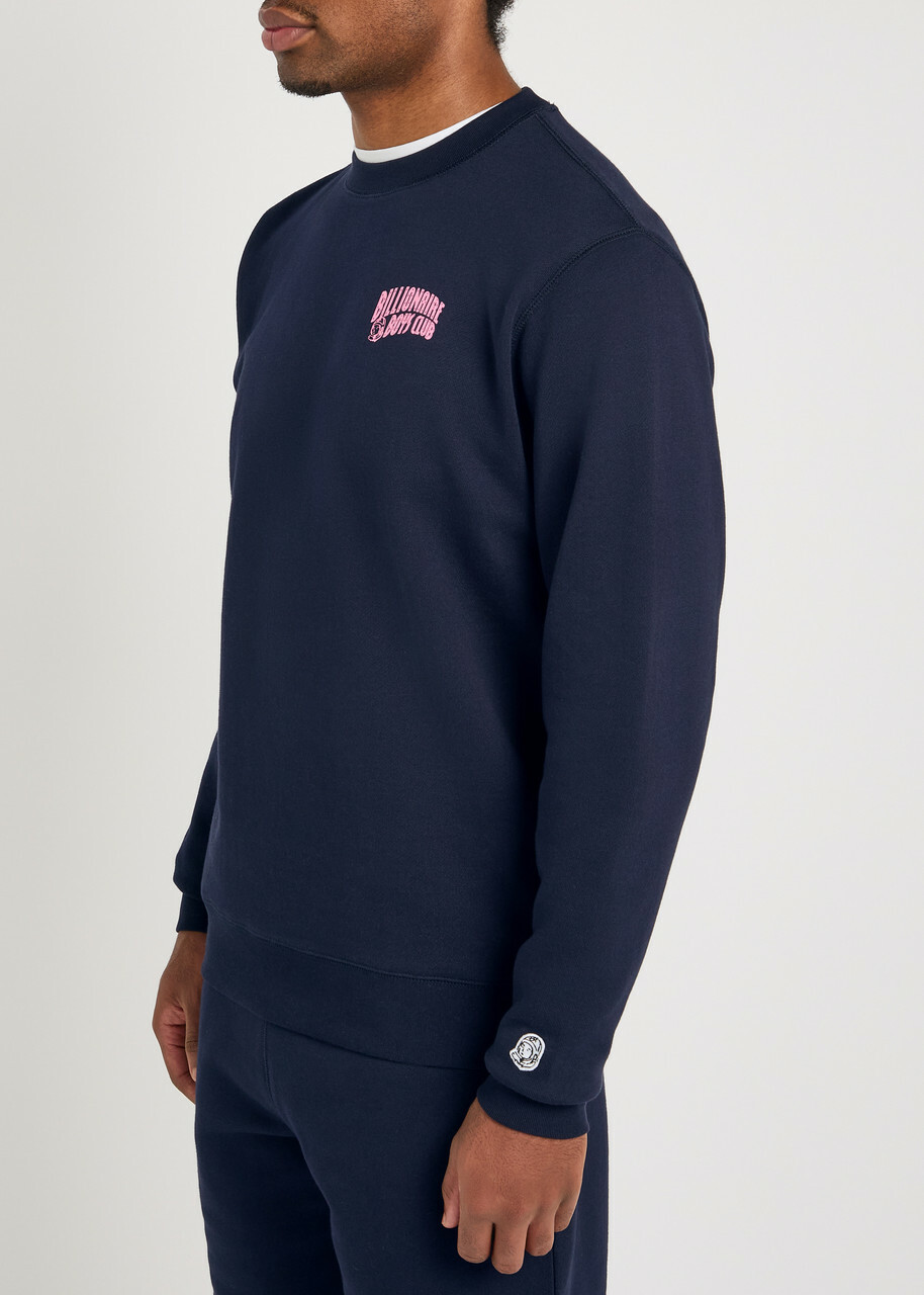 Billionaire Boys Club Small Arch Logo-print Cotton Sweatshirt Navy