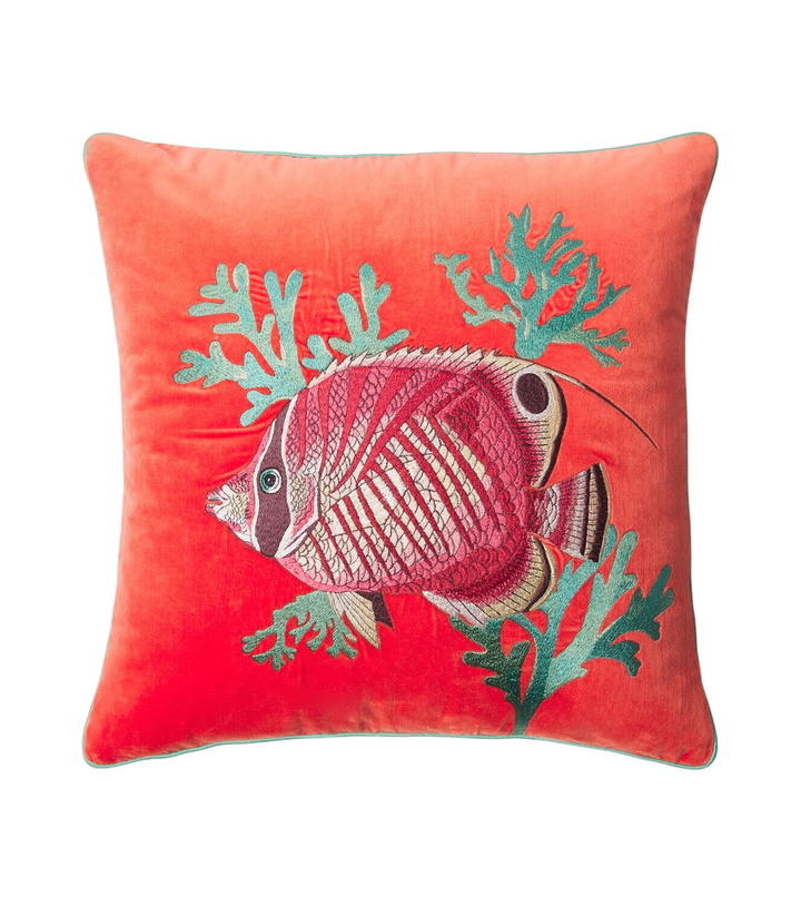 Photo: Les-Ottomans Velvet cushion