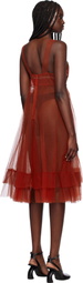 Renaissance Renaissance Red Benny Midi Dress