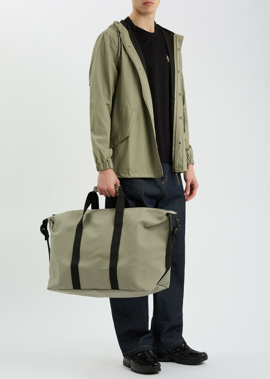 Rains Hilo Weekend Rubberised Holdall - Light Green - One Size