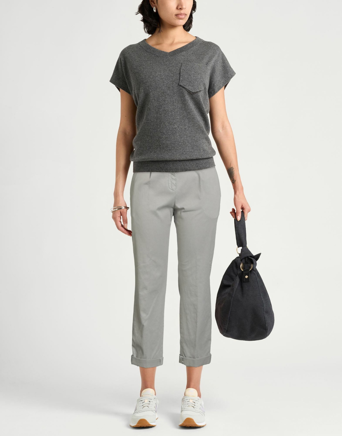 Peserico Womens Pants Light in Grey