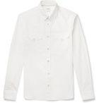 Brunello Cucinelli - Cotton Western Shirt - Men - Cream