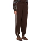 Cordera Brown Organic Cotton Sporty Lounge Pants