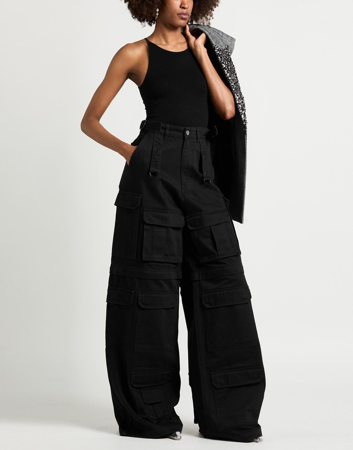 Vetements Womens Pants in Black