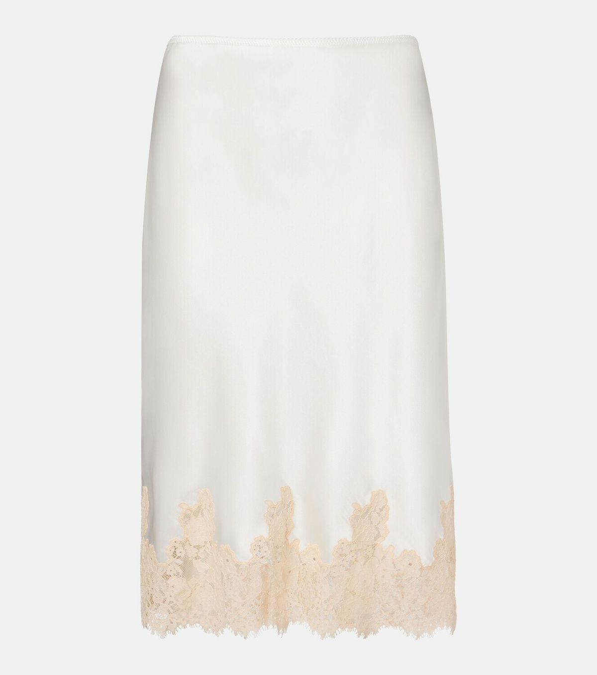 Dôen Elowette lace-trimmed silk longuette
