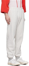 ERL Grey Knit Fleece Sweatpants