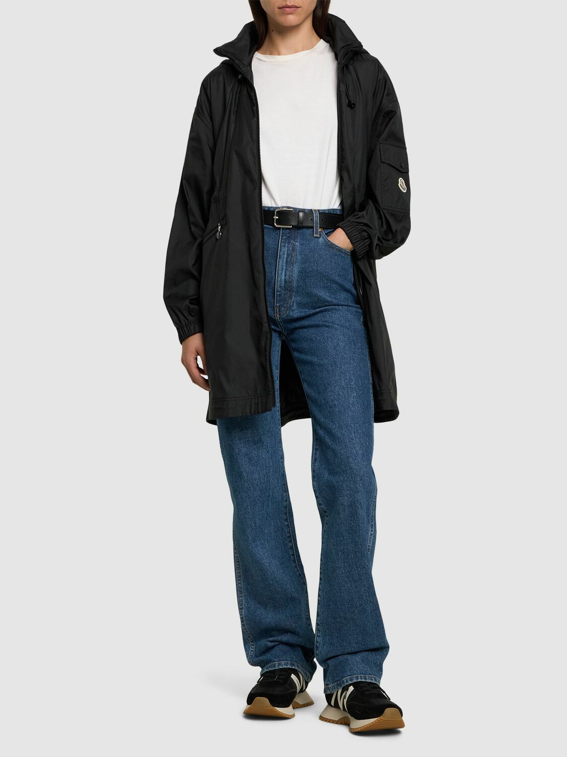 MONCLER Adhemar Nylon Long Parka Moncler