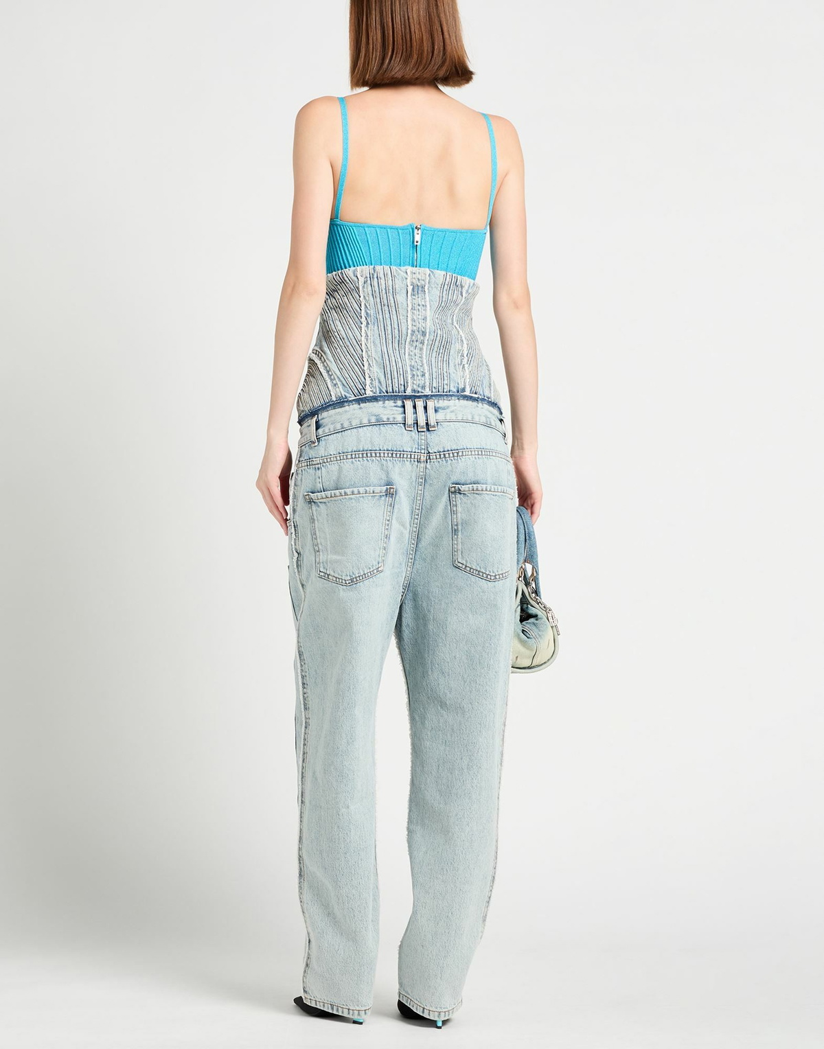 Balmain Womens Jeans in Blue