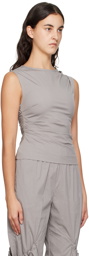 WYNN HAMLYN Gray Monica Tank Top