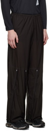 and wander Black UL Track Pants