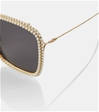 Dior Eyewear MissDior S2U embellished square sunglasses