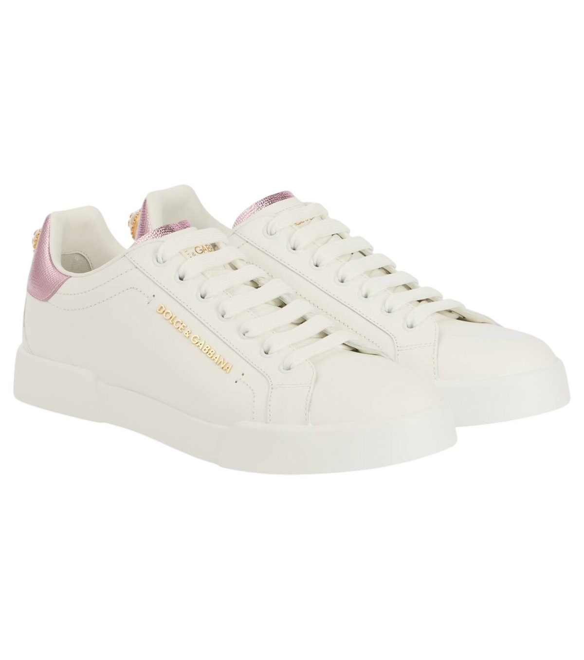 Dolce&Gabbana Portofino Vintage leather sneakers Dolce & Gabbana