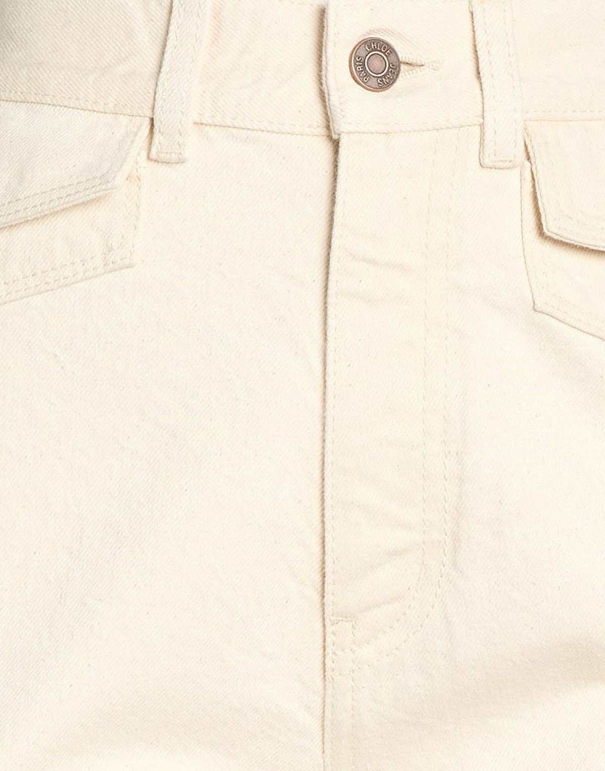 Chloé Womens Jeans Ivory