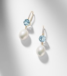 Mateo 14kt gold drop earrings with gemstones