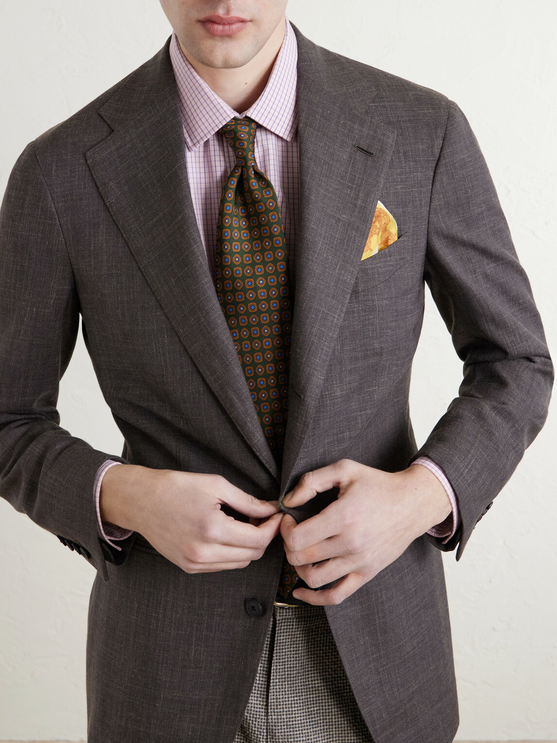 Rubinacci - 9cm Printed Silk-Twill Tie