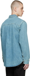 Nudie Jeans Blue Hebbe Denim Shirt