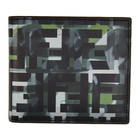 Fendi Black and Green Camo Forever Fendi Wallet