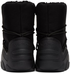 Acne Studios Black Platform Snow Boots