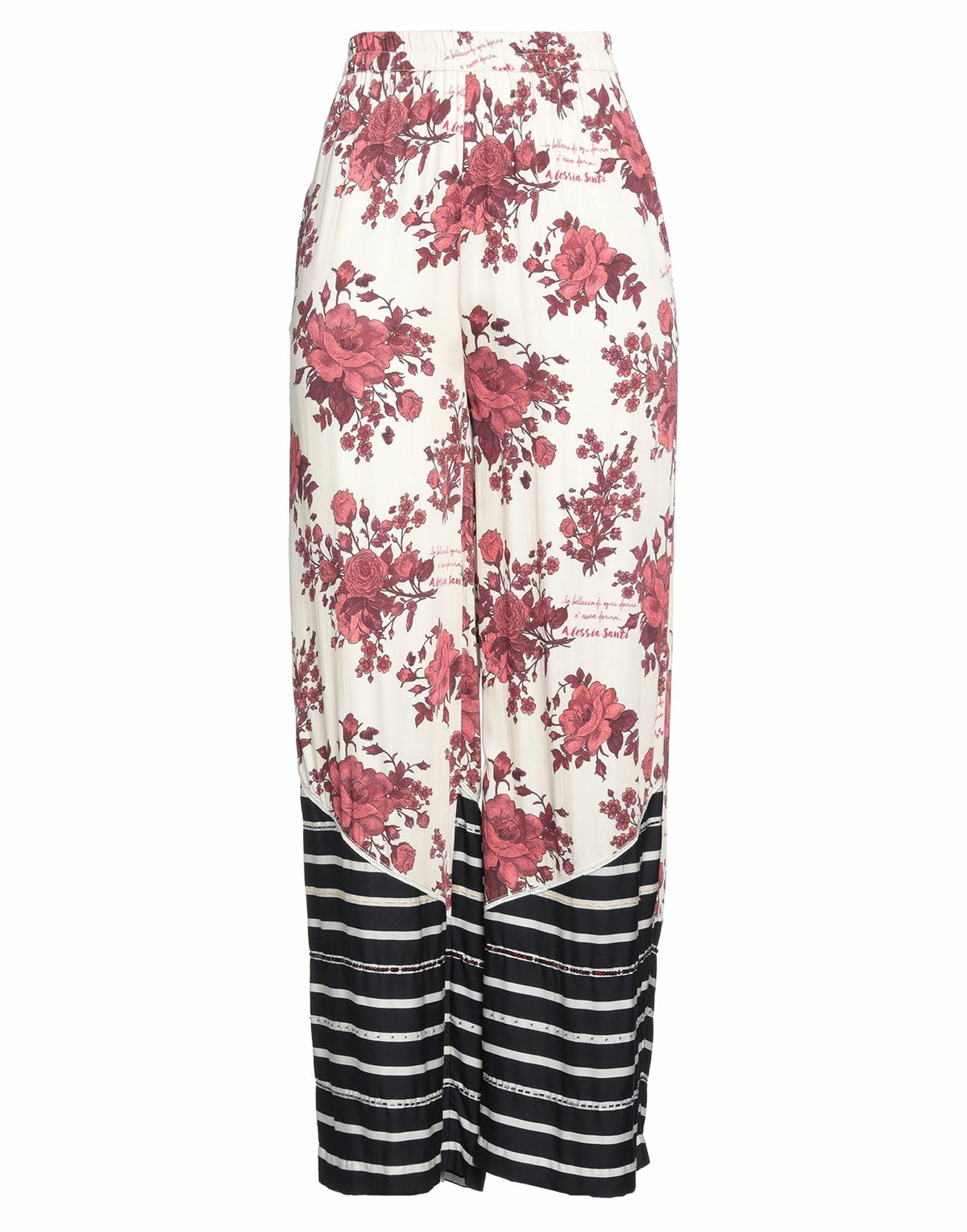 Alessia Santi Womens Pants Ivory