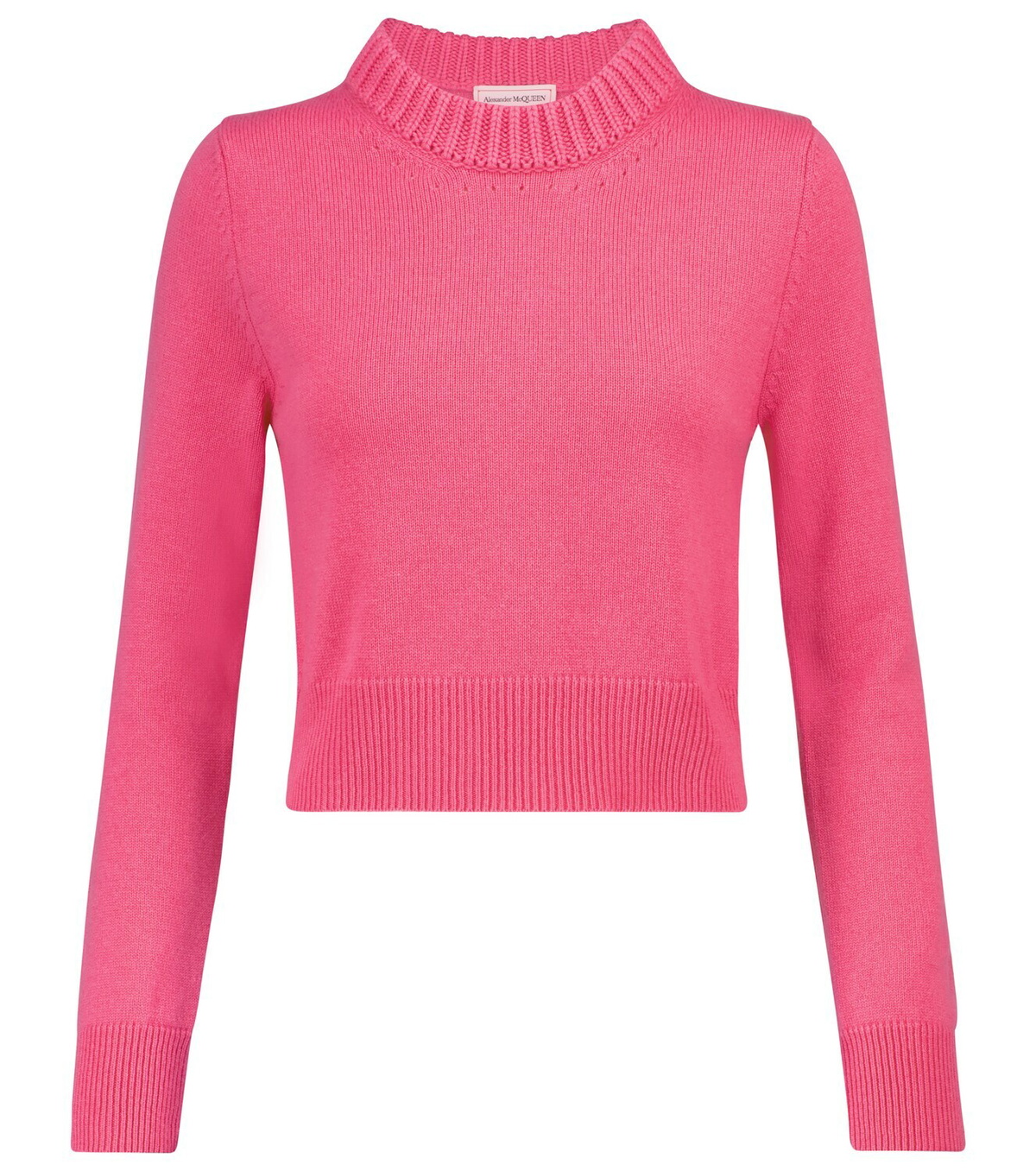 Alexander McQueen Cashmere cropped sweater