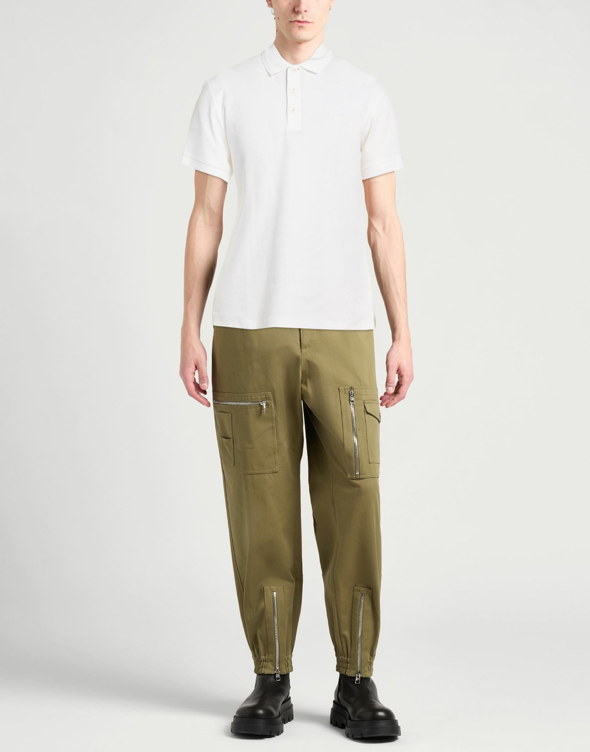 Burberry Mens Polo shirt in White