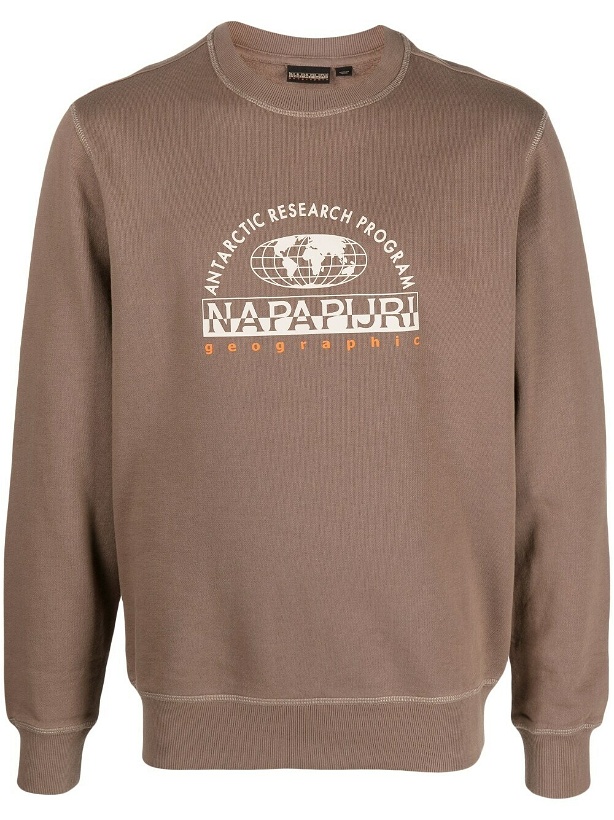Photo: NAPAPIJRI - Logo Cotton Sweatshirt