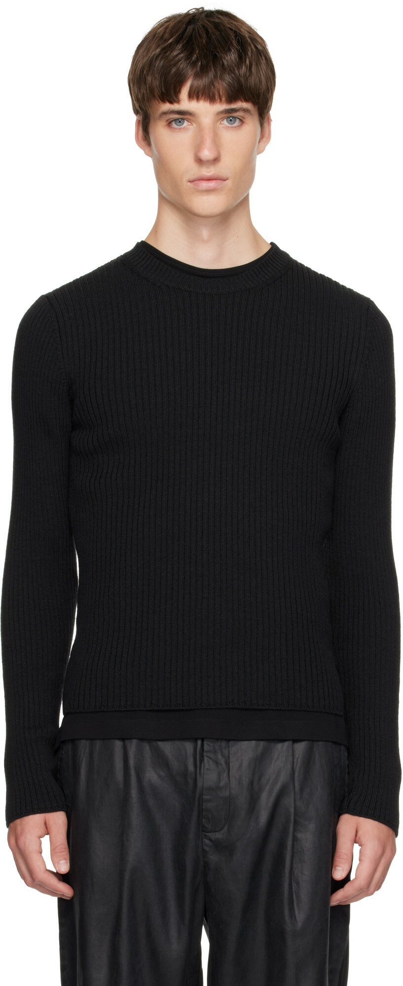 OUR LEGACY Black Compact Roundneck Sweater
