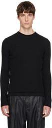 OUR LEGACY Black Compact Roundneck Sweater