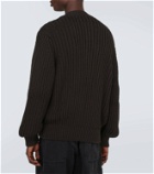 Lemaire Ribbed-knit cotton cardigan