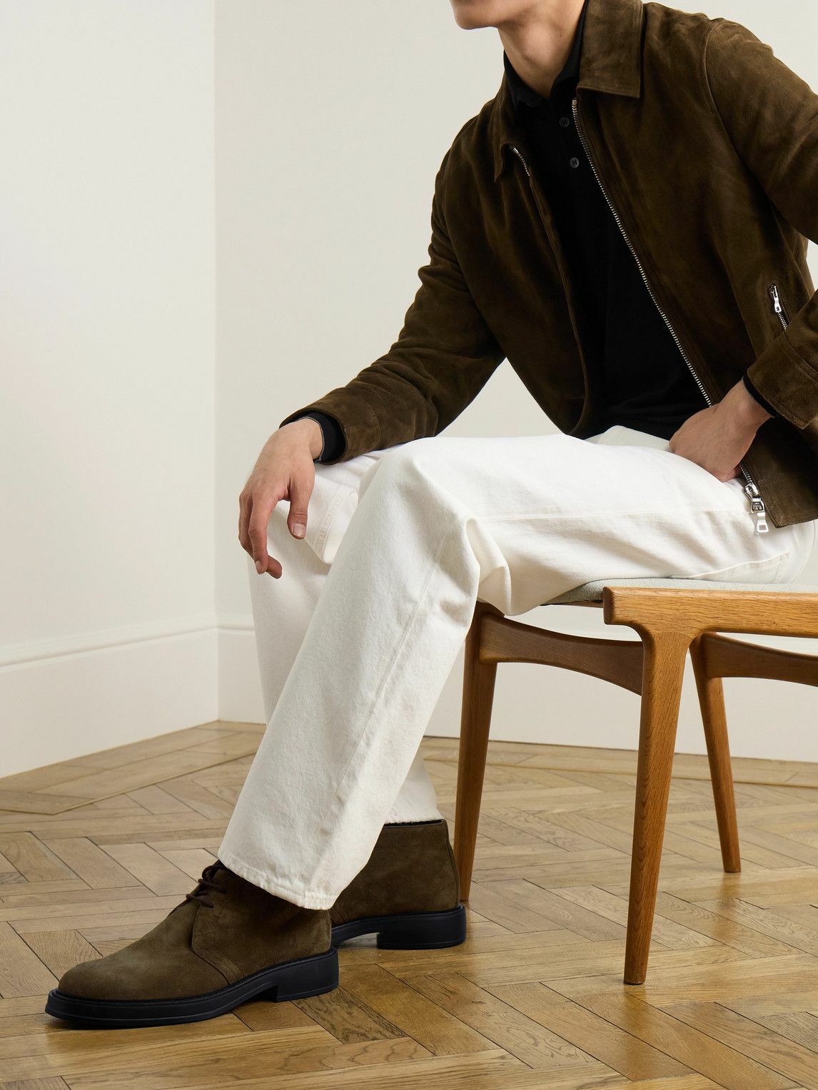 tods desert boots suede