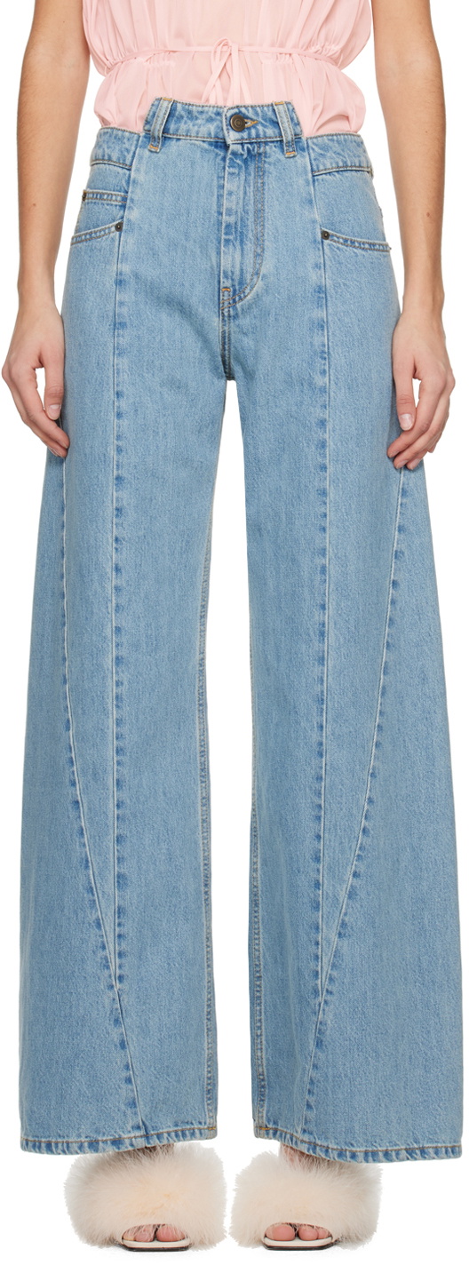 Maison Margiela ブルーパネル　ジーンズ サイズ36 Maison Margiela / 5 Pocket Jeans – carol ONLINE STORE