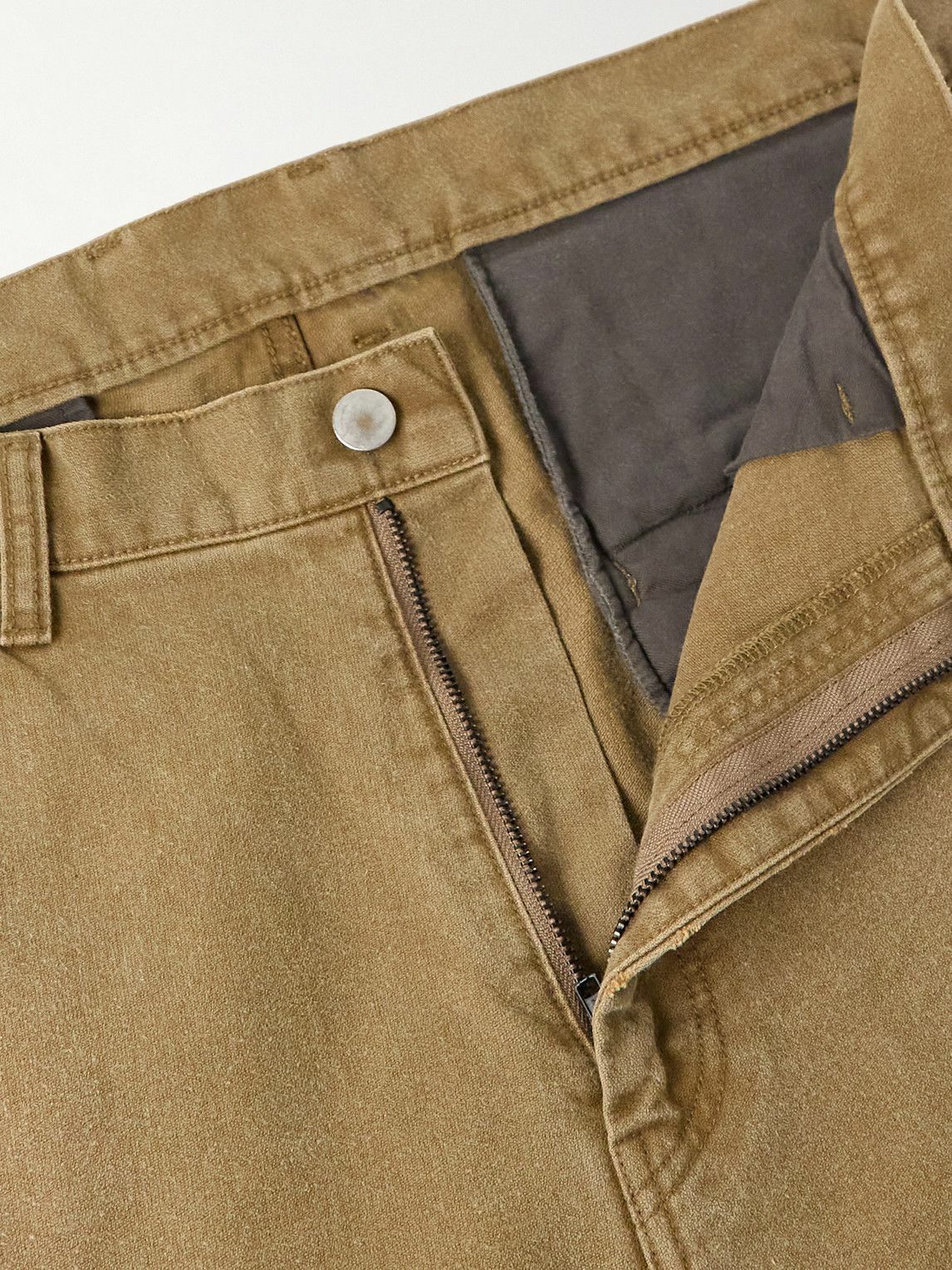 ssstein - Straight-Leg Cotton Cargo Trousers - Brown