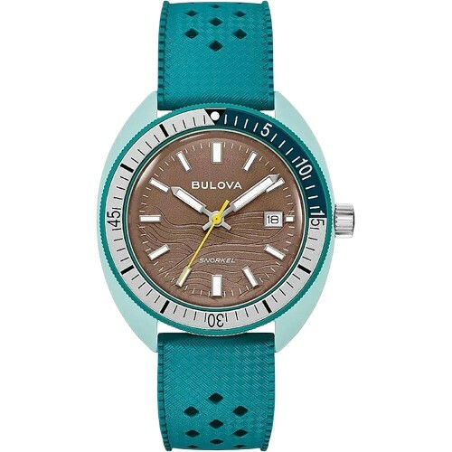 Photo: Bulova Snorkel Sea Turtle Quartz Mens Watch 98B446