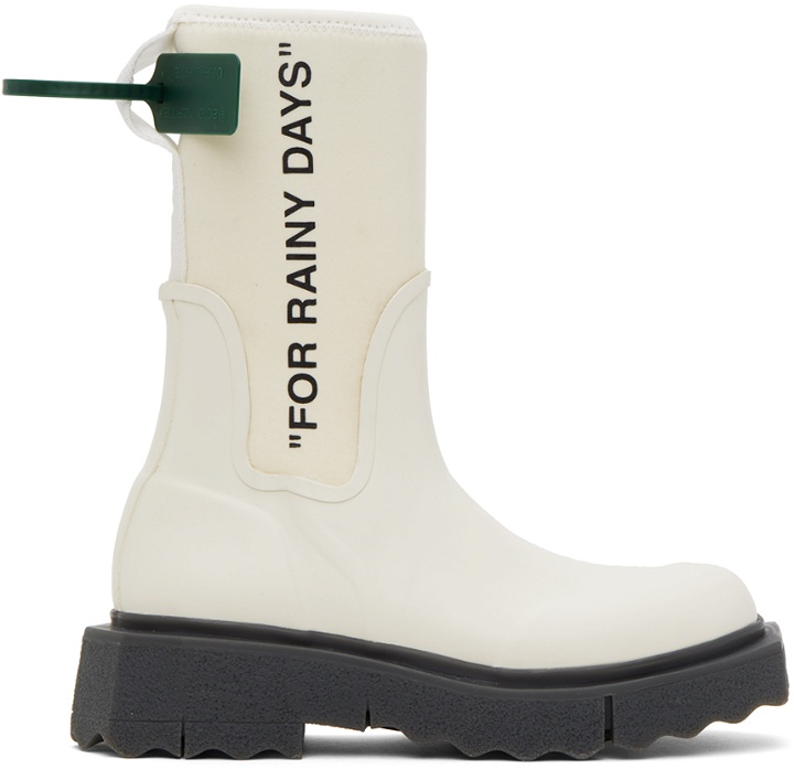 Photo: Off-White Off-White Sponge Rain Boots