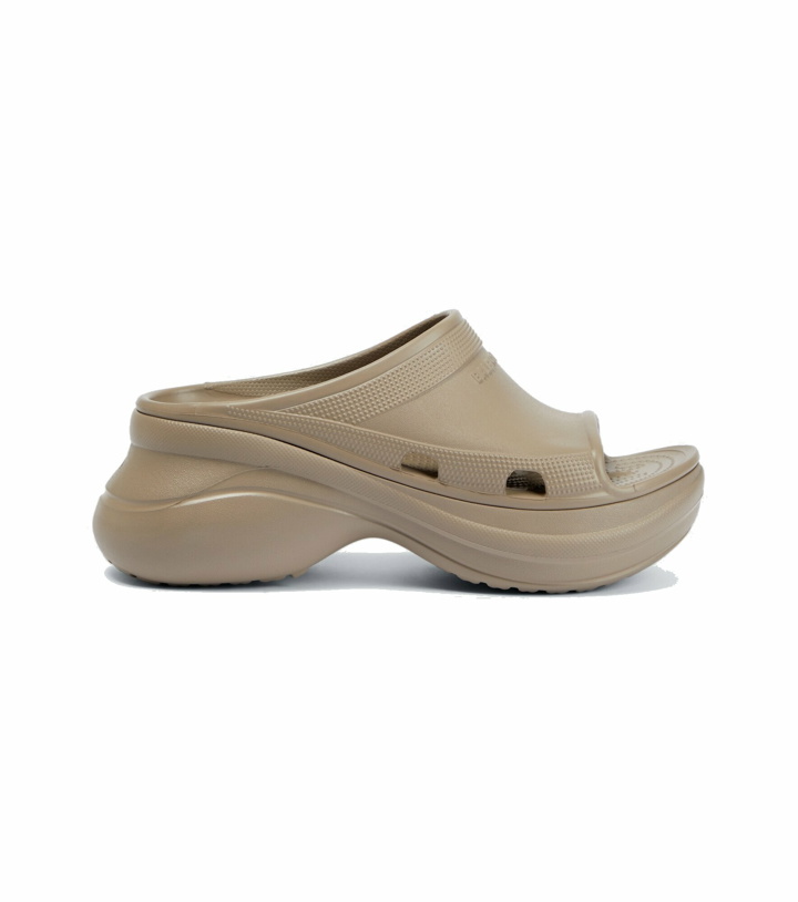 Photo: Balenciaga - Pool Crocs™ rubber sandals