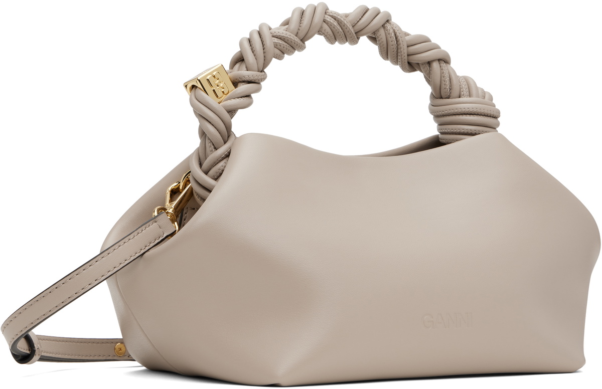 GANNI Taupe Small GANNI Bou Bag GANNI