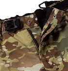Nike - NikeLab Camouflage-Print Stretch-Shell Shorts - Men - Army green