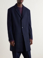 Portuguese Flannel - Wool-Twill Coat - Blue