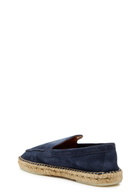 Aurélien Beachside Suede Espadrille Loafers Navy