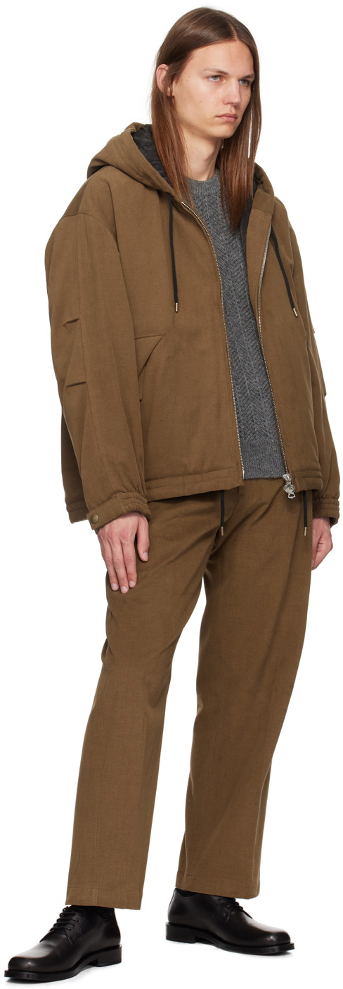 Solid Homme Brown Padded Jacket