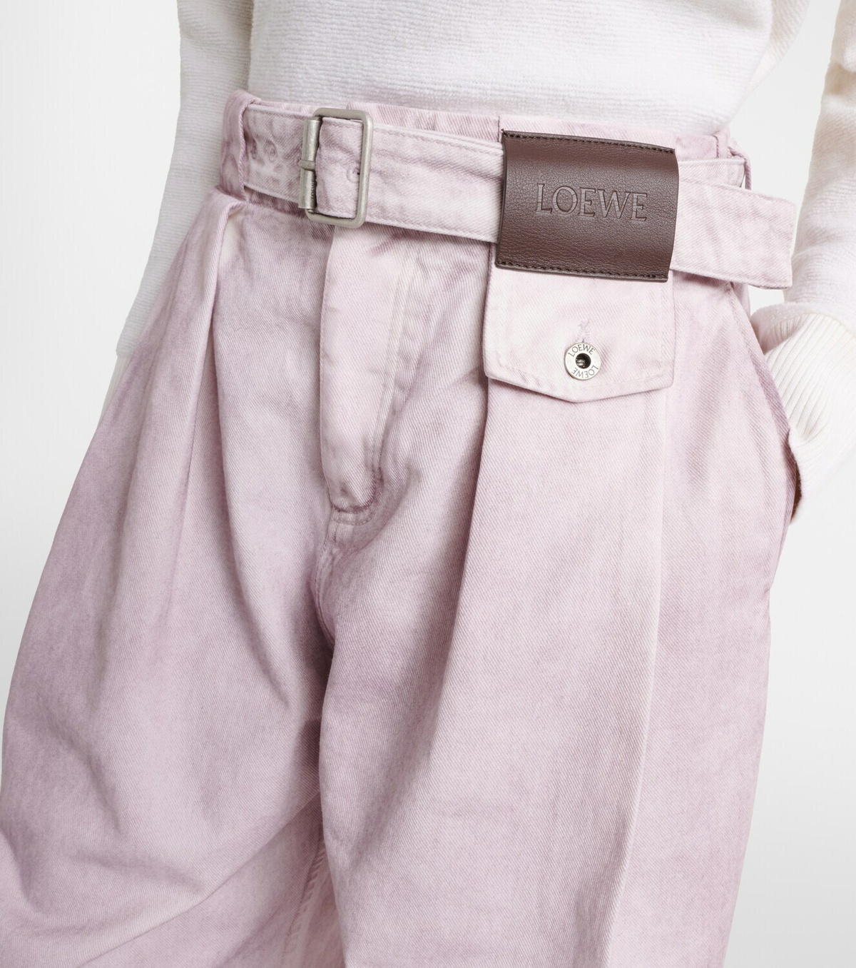 Loewe Belted wide-leg jeans