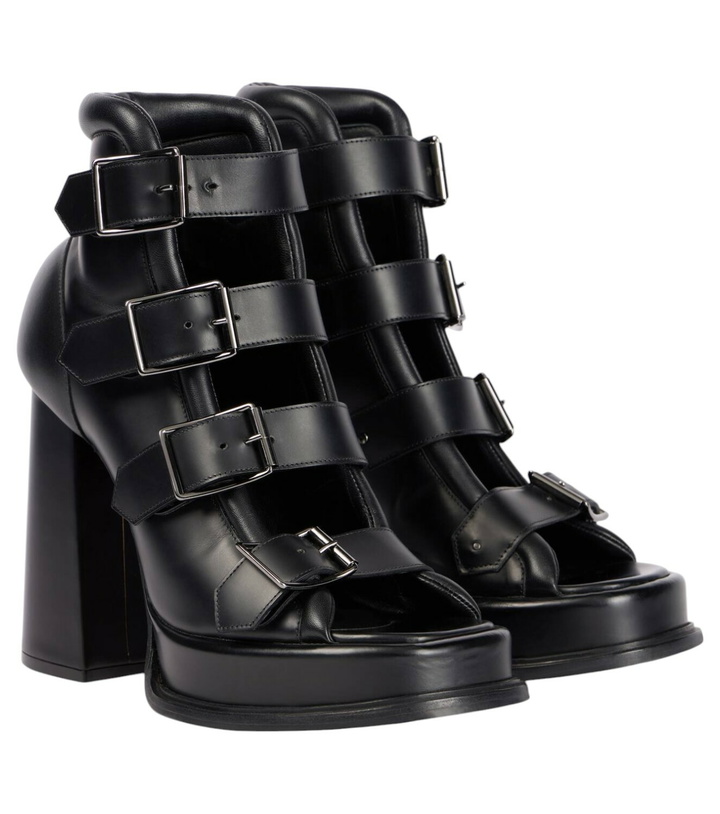 Photo: Alexander McQueen Caged 120 leather platform sandals