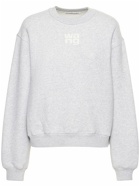 ALEXANDER WANG - Essential Logo Cotton Jersey Sweatshirt