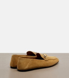 Gucci Jordaan Horsebit suede loafers